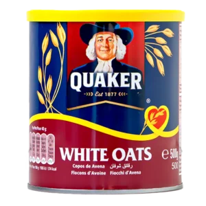 Quakker White Oats Tin